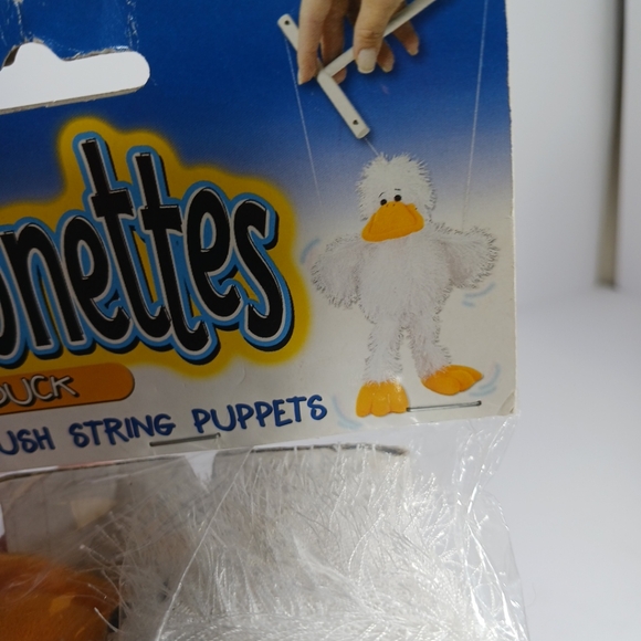 Ganz White Duck Plush Stuffed Animal Marionettes String Puppets - Picture 7 of 8